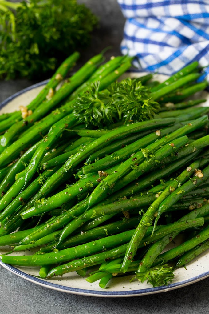 Judías verdes salteadas