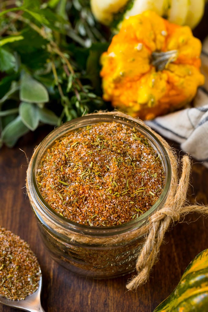 Receta para frotar el pavo