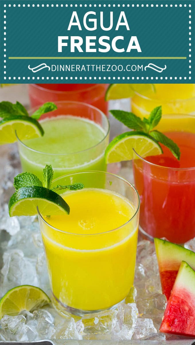 ¡Esta receta de agua fresco es una fórmula básica para hacer la bebida de frutas mexicana perfecta en todo momento!
