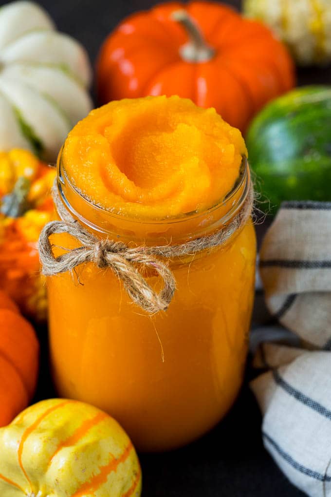 Receta de puré de calabaza