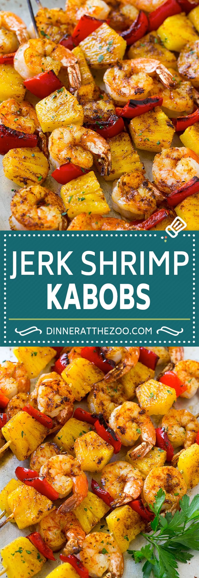Brochetas de camarón Jerk |  Camarones caribeños |  Camarones jamaicanos |  Camarones a la parrilla # A la parrilla # Piña # Camarones #kabobs #dinneratthezoo