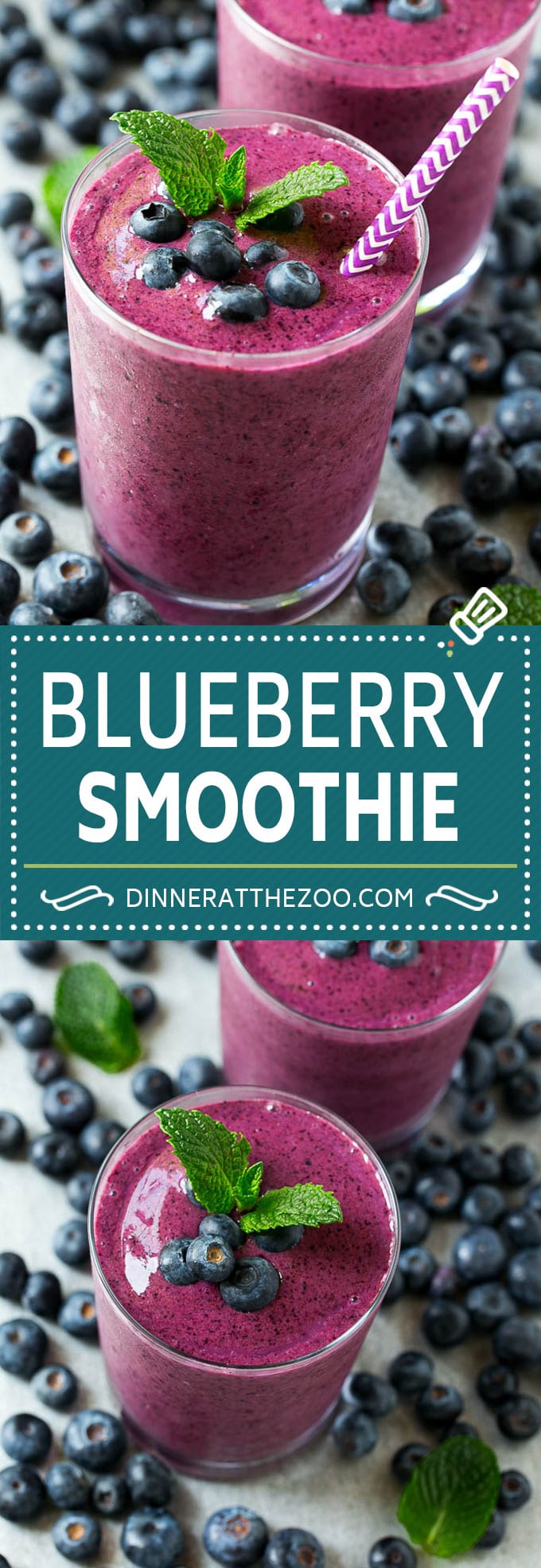 Receta de batido de arándanos |  Batido de arándanos saludable |  #Blueberry #smoothie #drink #Cazuelas onlinesmoothie receta