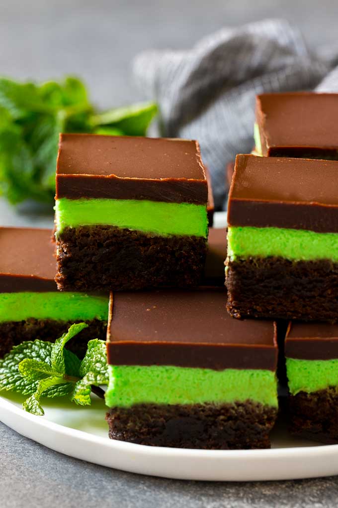Brownies de menta