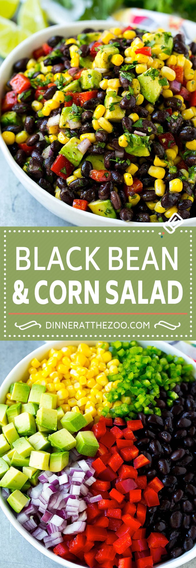 Receta de ensalada de frijoles negros y maíz |  Ensalada Mexicana |  Ensalada de frijoles negros |  Ensalada de frijoles # ensalada # frijoles # maíz # comida mexicana #dinneratthezoo