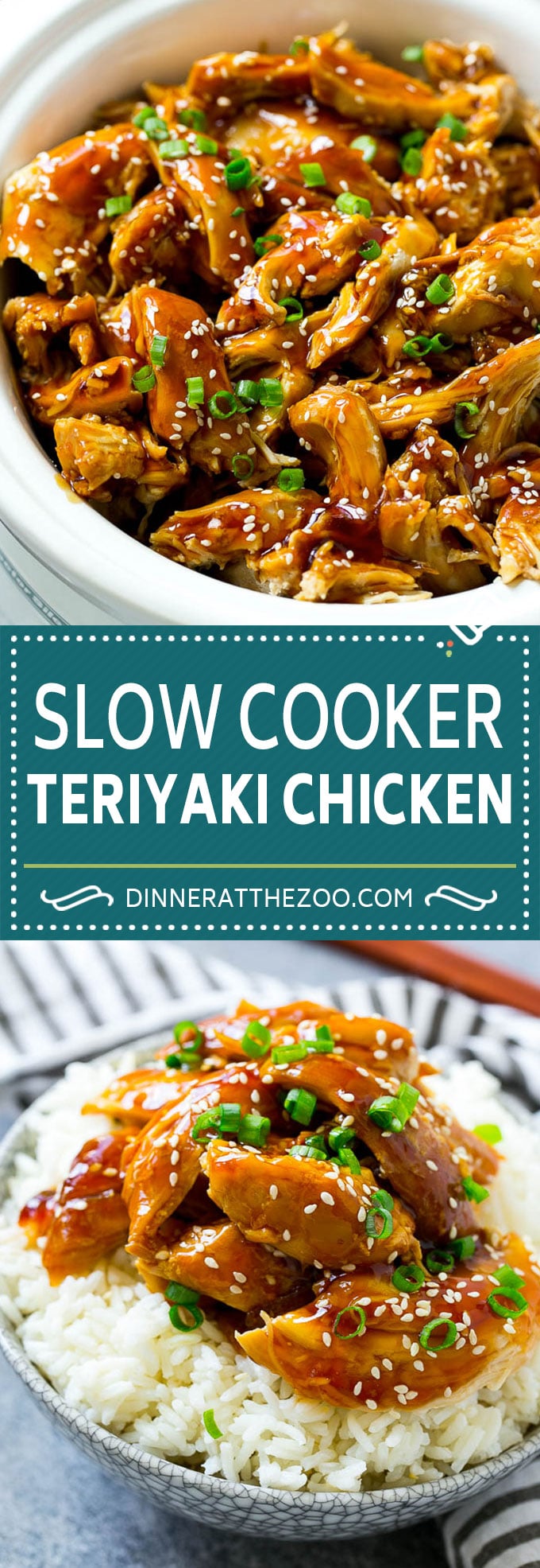 Receta de pollo teriyaki en olla de cocción lenta |  Olla de barro teriyaki de pollo |  Pollo en olla de cocción lenta |  Pollo asiático #slowcooker #crockpot #teriyaki #pollo #dinner #dinneratthezoo