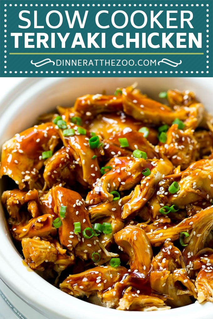 Receta de pollo teriyaki en olla de cocción lenta |  Olla de barro teriyaki de pollo |  Pollo en olla de cocción lenta |  Pollo asiático #slowcooker #crockpot #teriyaki #pollo #dinner #dinneratthezoo
