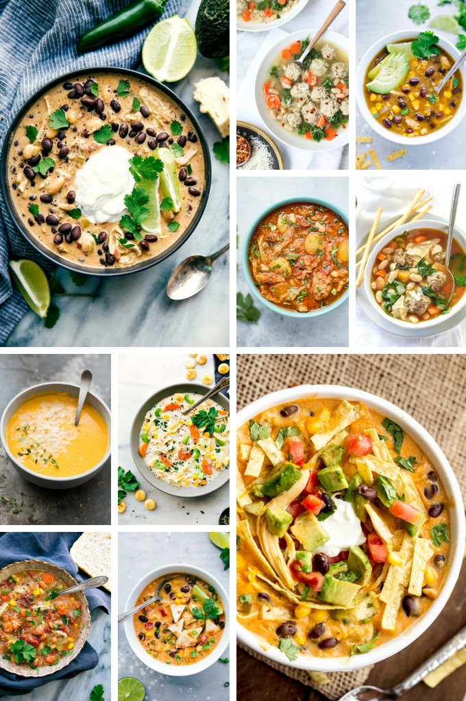 50 recetas de sopa de olla de cocción lenta | Recetas de sopa de vajilla | Sopa de pollo | Sopa de pescado | Estofado de ternera #sopa # estofado #slowcooker #crockpot #Cazuelas online#dinner Recetas de sopa de cocción lenta como sopa de quinua, sopa de calabaza y sopa de repollo.