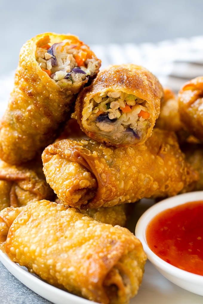 Rollitos de huevo caseros