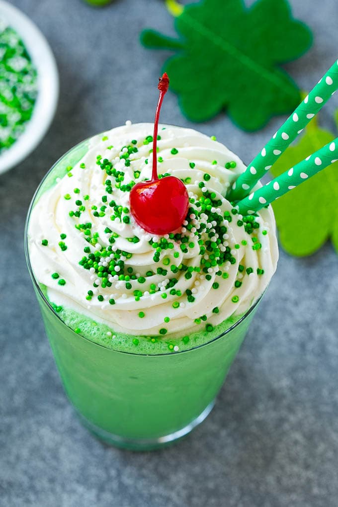 Receta de batido de trébol