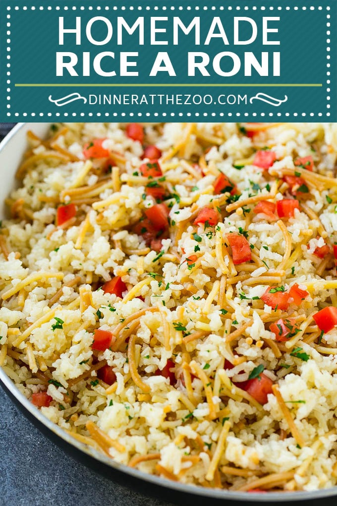 Arroz casero una receta de Roni |  Guarnición de arroz |  Receta fácil de arroz con arroz