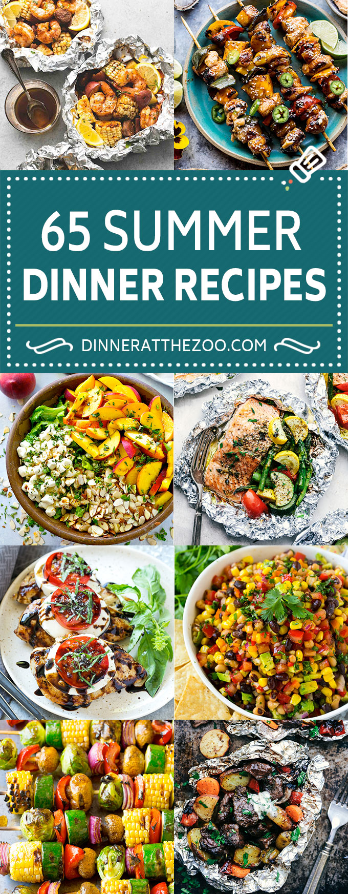 Recetas para la cena de verano |  Recetas en bolsa de aluminio |  Recetas a la parrilla # verano # cenas # recetas #dinneratthezoo