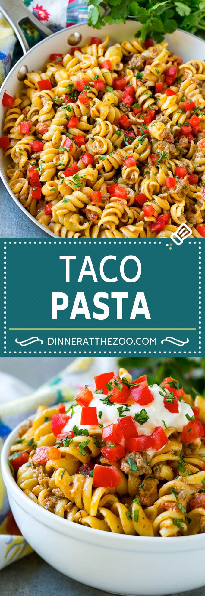 Receta de taco de pasta |  Pasta con queso |  Pasta mexicana #taco #pasta #dinneratthezoo