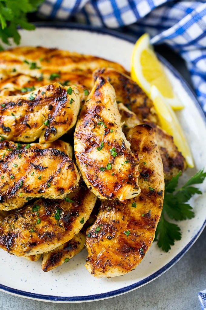 Filetes de pollo a la plancha