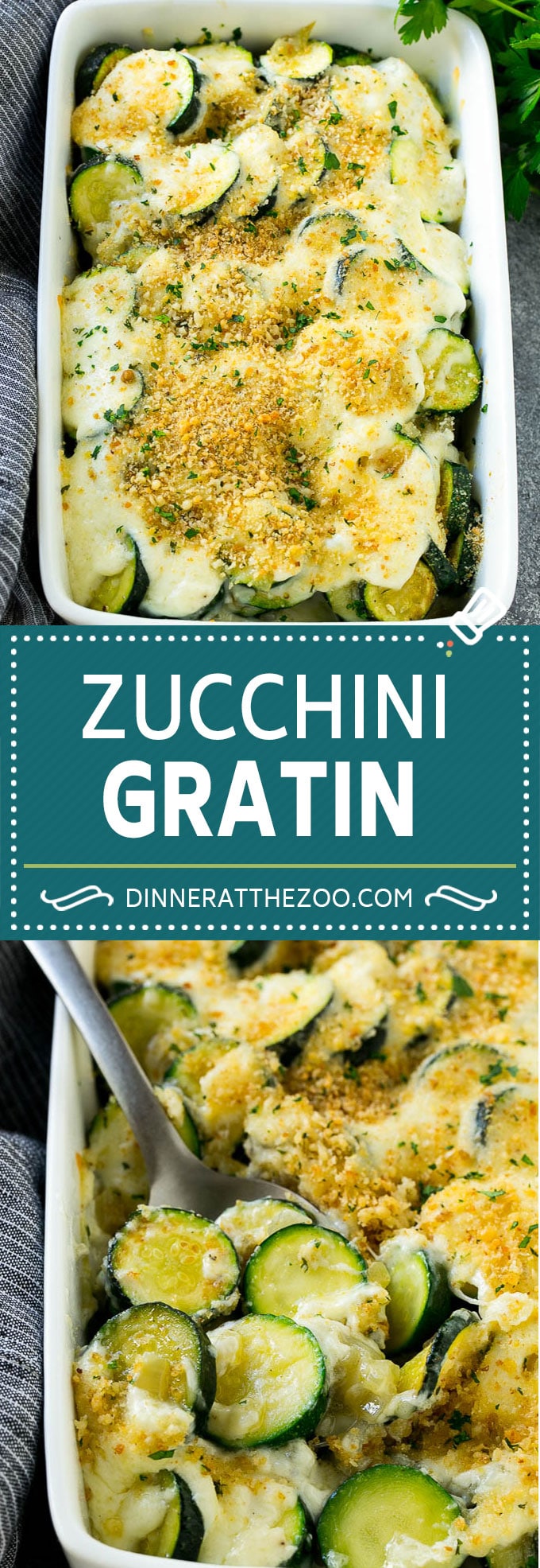 Receta Gratinada De Calabacín |  Calabacín con queso |  Calabacín al horno |  Receta fácil de calabacín #zucchine # cazuela #queso # cena # guarnición #dinneratthezoo