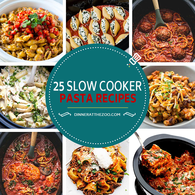 25 deliciosas recetas de pasta en olla de cocción lenta