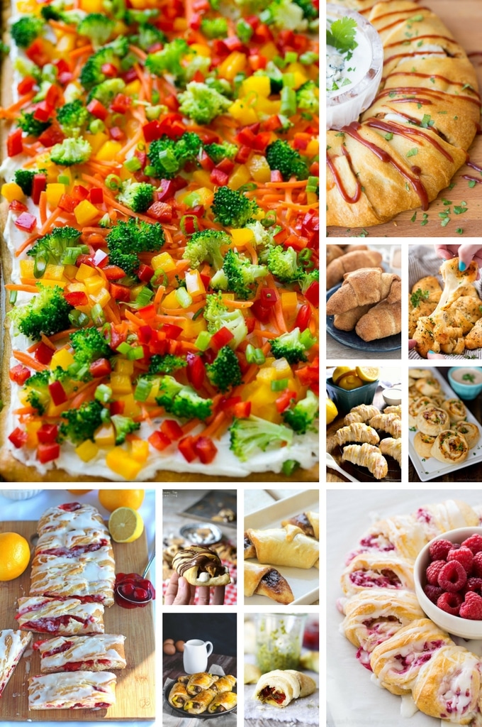Recetas de croissant roll como aperitivos, desayunos y postres.