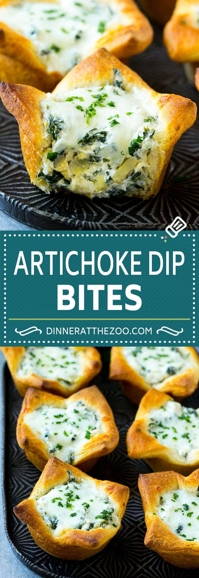 Dips de espinacas y alcachofas