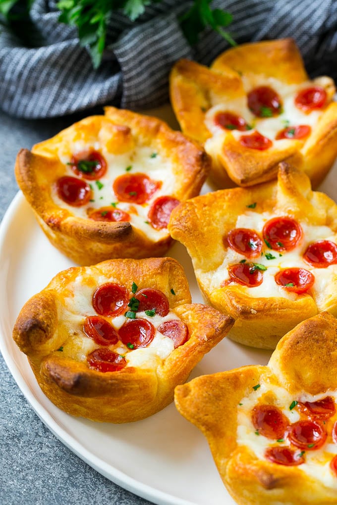 Muffins de pizza