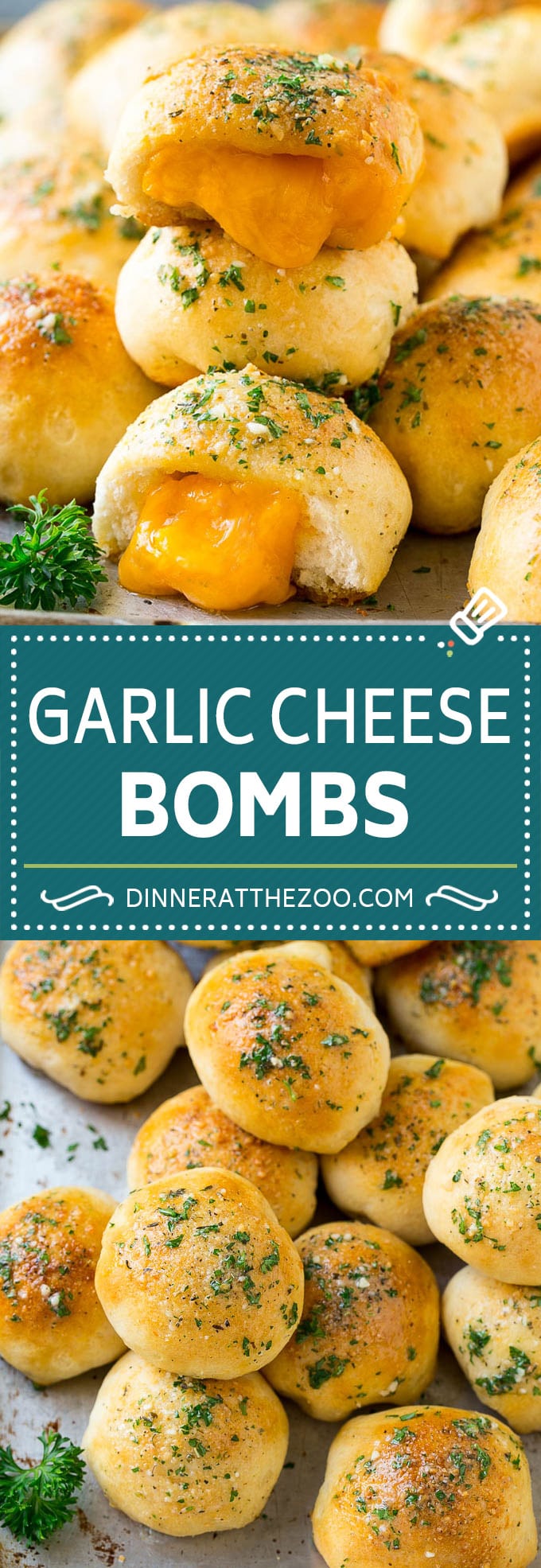 Receta de bombas de queso |  Pan de ajo |  Pan cheddar # pan # queso # aperitivo # bocadillo # pan de ajo #dinneratthezoo