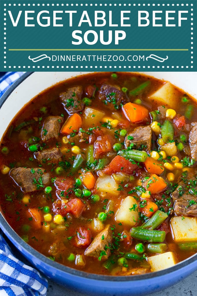 Receta de sopa de verduras y carne |  Sopa de carne y verduras |  Sopa de ternera #beef #veggies #soup # dinner #glutenfree #dinneratthezoo