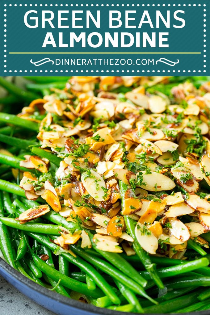 Receta de judías verdes con almendras |  Judías verdes con almendras |  Receta de judías verdes # frijoles verdes # diamantes # Sidedish #glutenfree #lowcarb #keto #dinner #dinneratthezoo