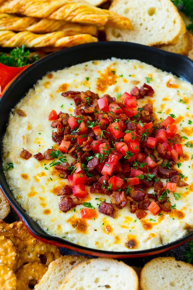 Dip de Pollo Alfredo