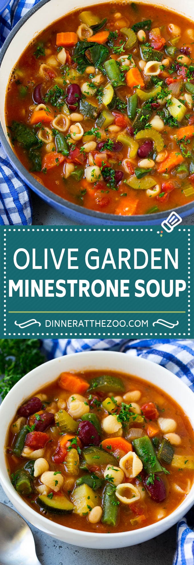 Receta Minestrone Olive Garden |  Minestrone |  Receta de imitación #minestrone #sopa #comida italiana #vegetariana # cena #dinneratthezoo