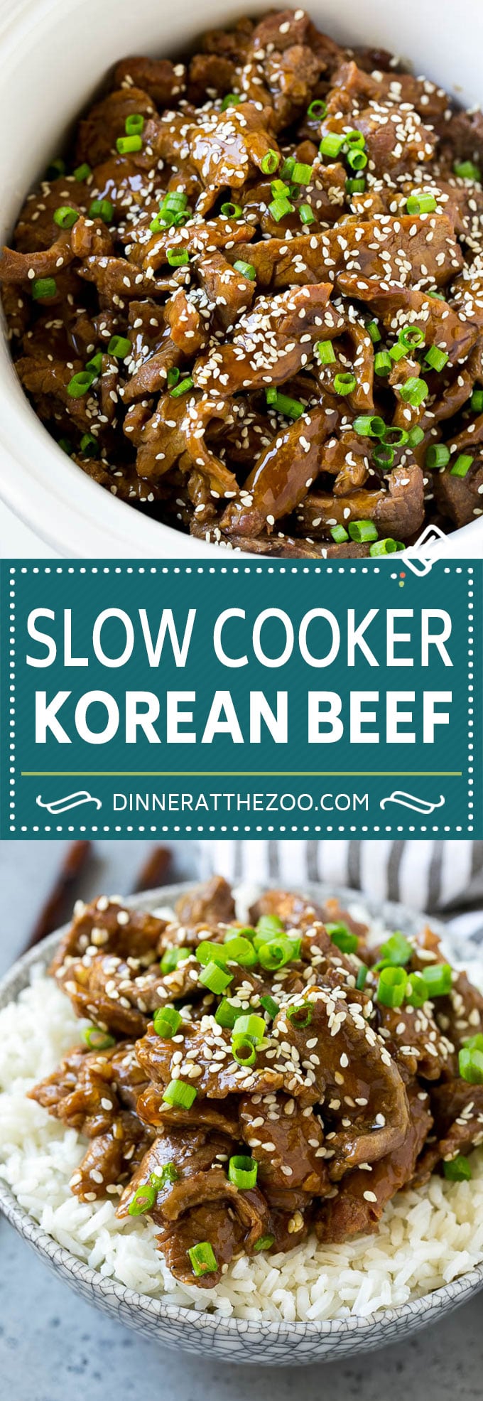 Receta de carne coreana en olla de cocción lenta |  Carne de res coreana |  Receta de filete de flanco # cena # carne de res # cocción lenta # olla # asiático #dinneratthezoo