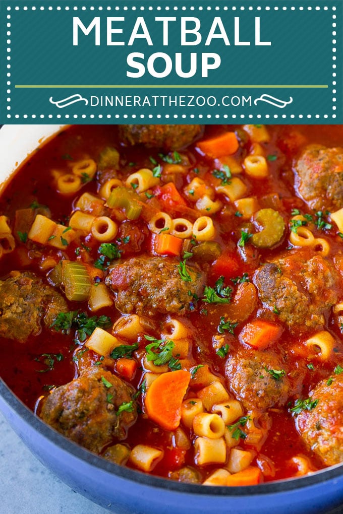 Receta de sopa italiana de albóndigas |  Sopa de albóndigas |  Albóndigas de ternera # albóndigas de ternera # sopa de ternera #italiano # cena #Cazuelas online#comfortfood
