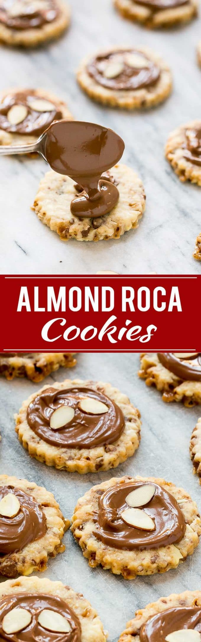 Receta de Galleta Roca de Almendras |  Galletas Roca de almendras |  Galletas de chocolate con almendras