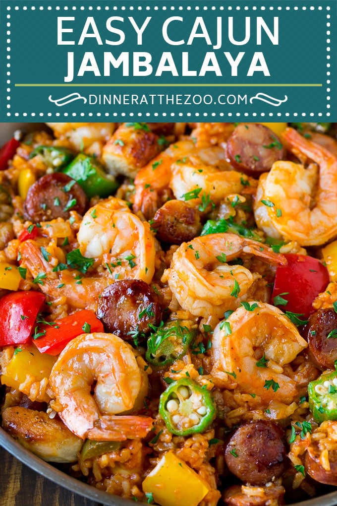 Receta Jambalaya |  Comida en un frasco |  Chicken Dinner #pollo #shrimp #cajun #rice #onepot #dinner #Cazuelas online#glutenfree