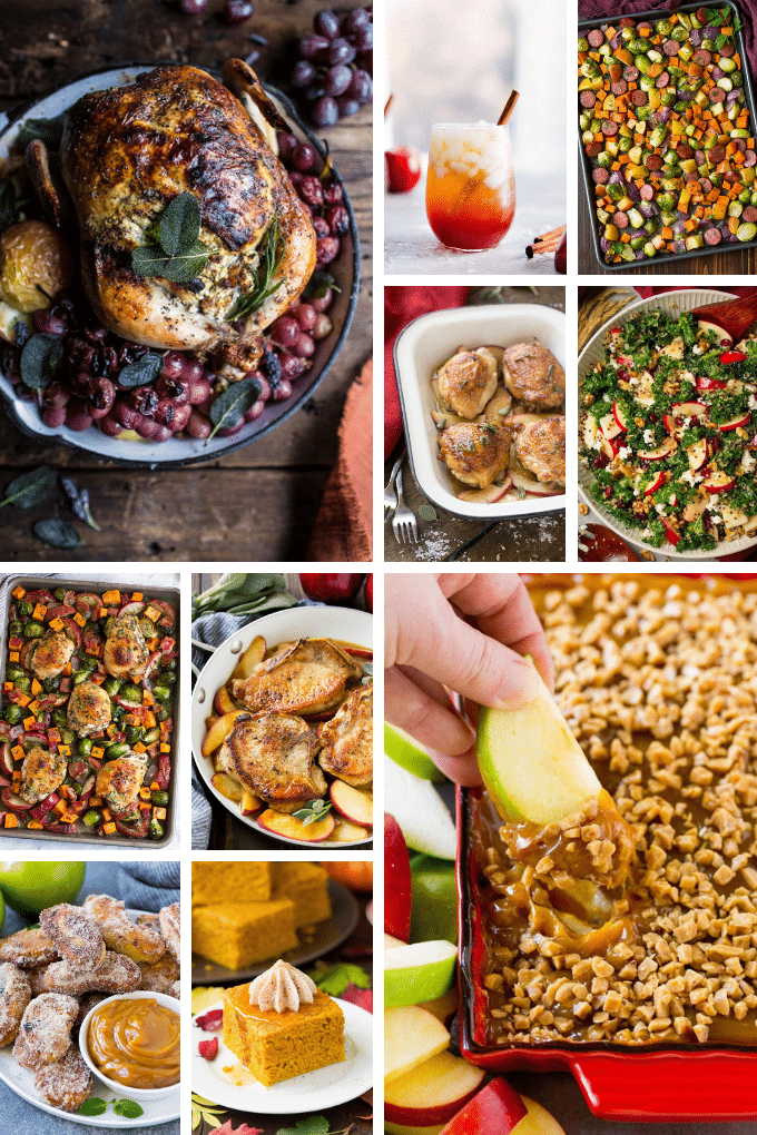 20 recetas de otoño | Recetas de calabaza | Recetas de manzana | Recetas para la cena # otoño # calabaza # manzana # cena # postre #dinneratthezoo Recetas de otoño como pollo asado, chuletas de cerdo y postres de manzana.