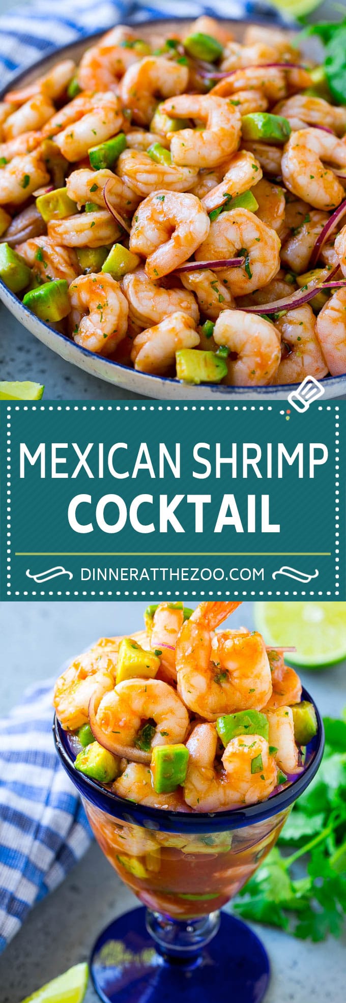 Receta de cóctel de camarones a la mexicana |  Coctel de Camarones |  Cóctel de camarones |  Camarón mexicano # camarón # aperitivo # aguacate # mexicano #dinneratthezoo