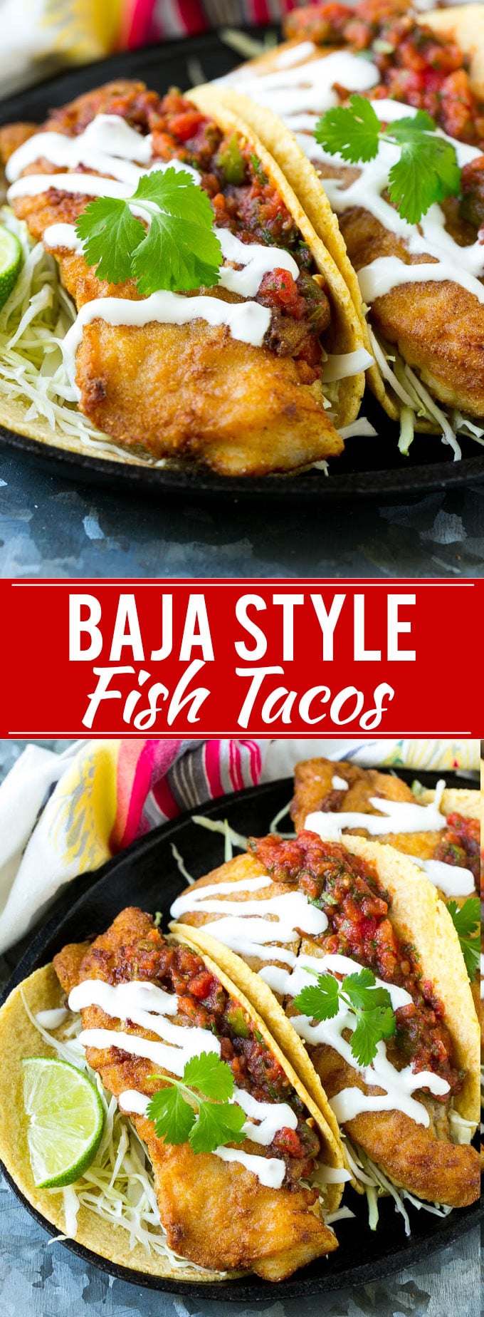 Receta de taco de pescado de Baja |  Tacos de pescado frito |  Tacos de pescado crujiente |  Receta fácil de tacos de pescado #pescado #tacos #dinner #dinneratthezoo