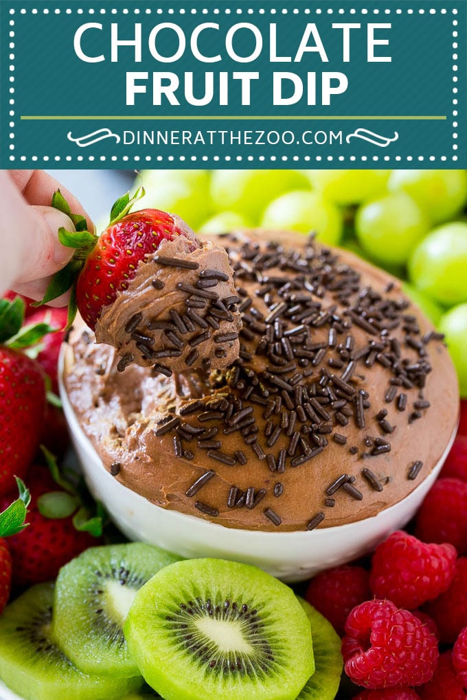 Receta de salsa de frutas con chocolate |  Salsa de chocolate |  Dip de postre #chocolate #dip #fruta #postre #glutenfree #dinneratthezoo