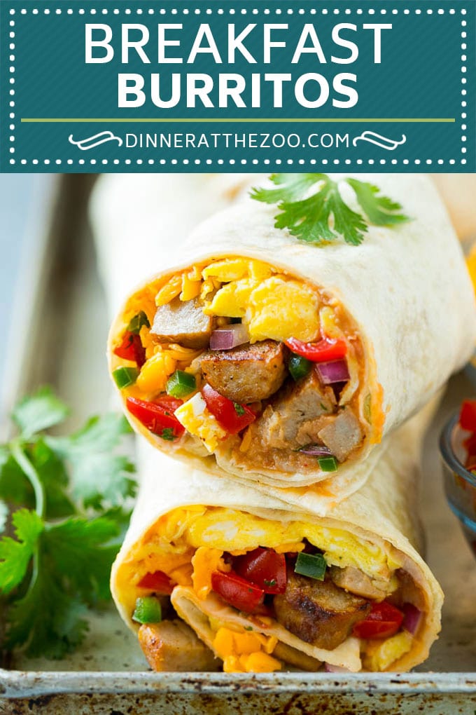 Receta de burrito de desayuno |  Burrito de salchicha para el desayuno #desayunos # Salchicha #huevos #burrito #dinneratthezoo