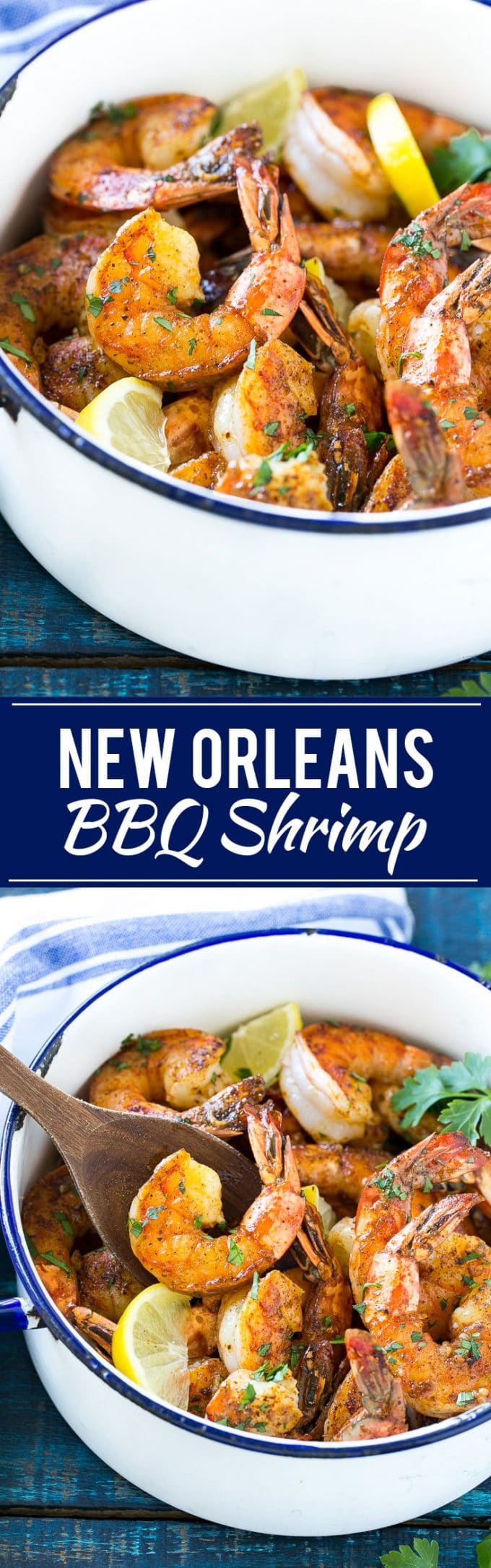 Receta de camarones BBQ de Nueva Orleans |  Receta fácil de camarones |  Camarones de Nueva Orleans # camarones # mariscos # cena # aperitivo # cenaatthezoo