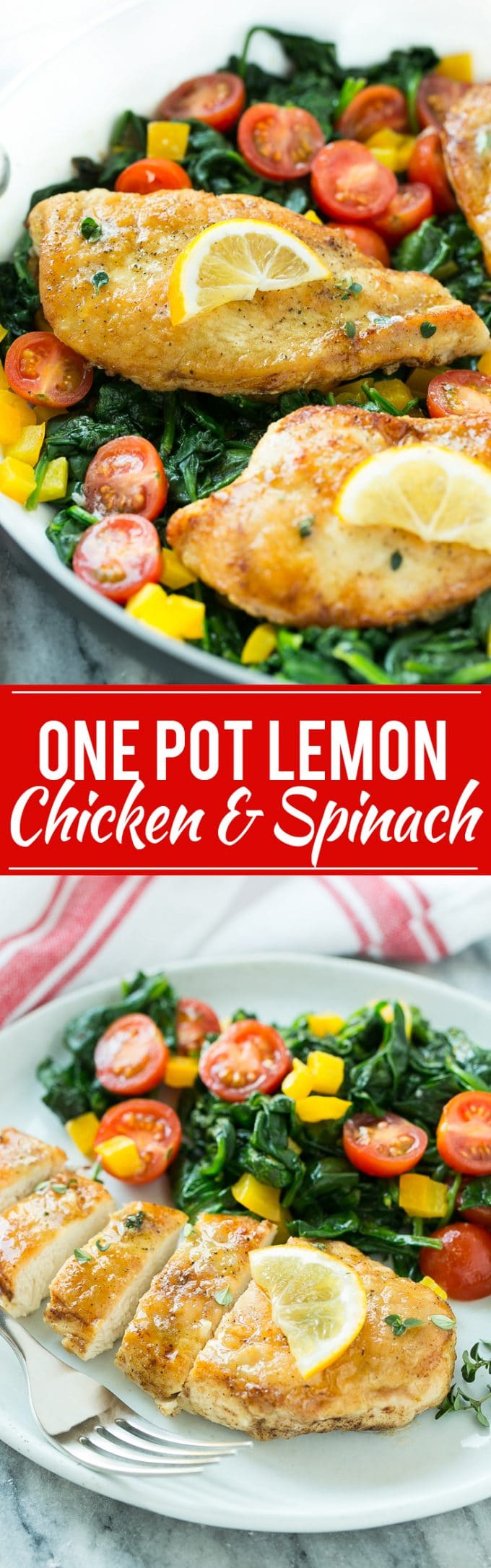 Pechuga de pollo a la plancha con espinacas |  Pollo con espinacas |  Pollo bajo en carbohidratos #Pollo #espinacas #onepotmeal #dinner #dinneratthezoo