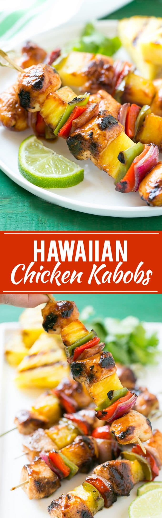 Receta de brochetas de pollo hawaiano |  Brochetas de pollo hawaiano |  Brochetas de pollo con piña #pina #pollen # grill #diner #dinneratthezoo