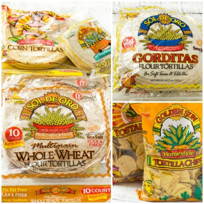 Variedad de productos La Tapatia.