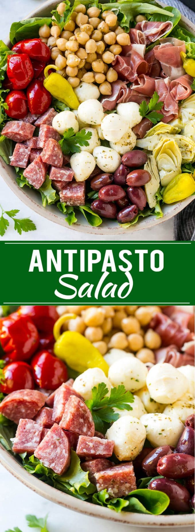 Receta de aperitivo de ensalada |  Ensalada italiana |  Ensalada de plato principal |  Receta de aperitivo # ensalada #salami #italianfood # cena # almuerzo #dinneratthezoo