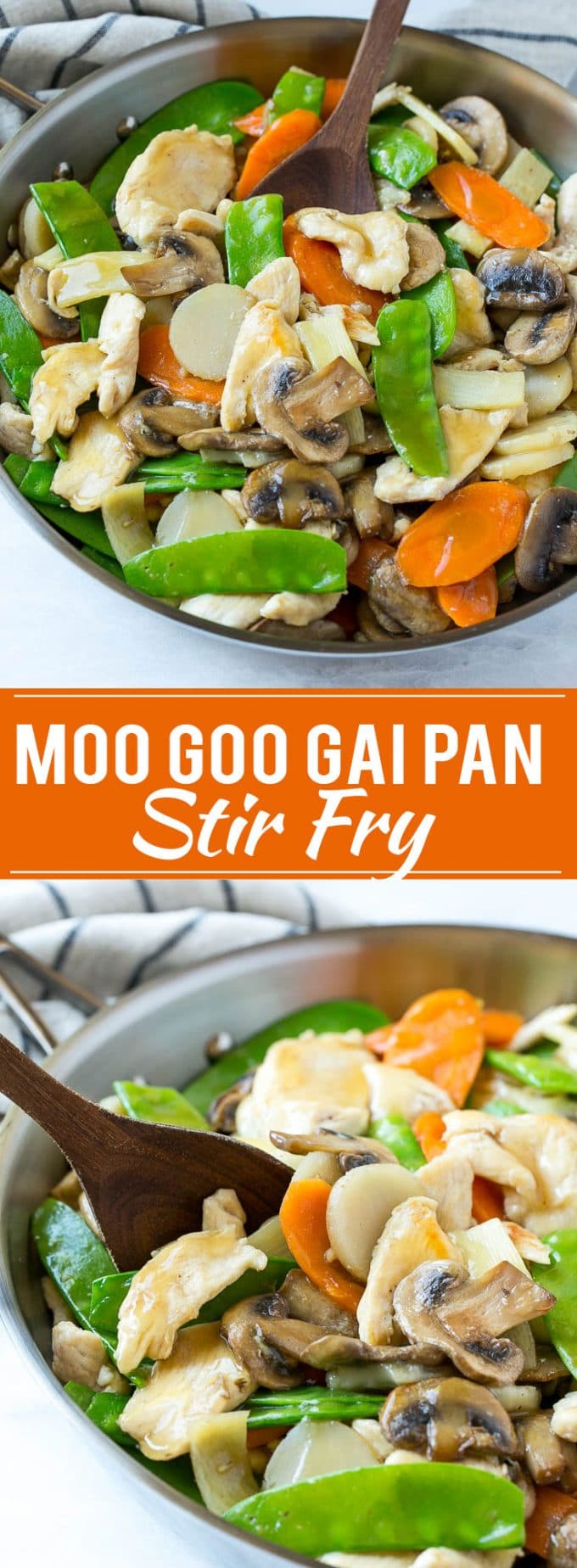 Receta Moo Goo Gai Pan |  Pollo Salteado |  Pollo salteado y champiñones |  Para llevar |  Cocina china |  Receta Fácil De Pollo # Salteado #Comida China # Pollo #Salud #Cena #dinneratthezoo