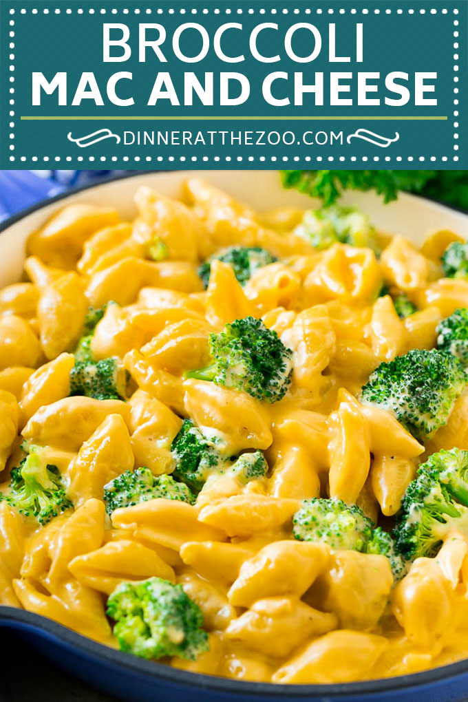 Receta de macarrones con queso y brócoli |  Macarrones con queso en la estufa |  Macarrones con brócoli y queso #brócoli #macandcheese # queso #pasta # cena #dineratthezoo