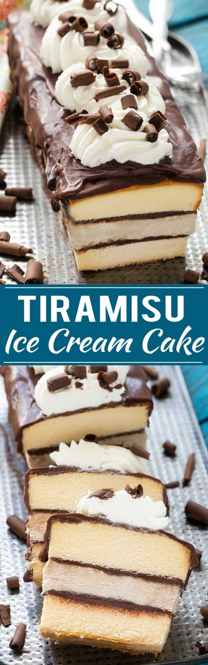 Receta de pastel de helado de tiramisú |  Pastel helado de tiramisú |  Helado de tiramisú |  Pastel de tiramisú |  Pastel de helado