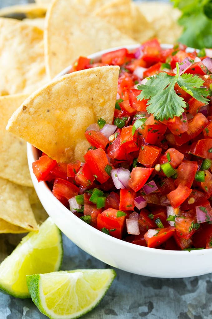 Receta de pico de gallo