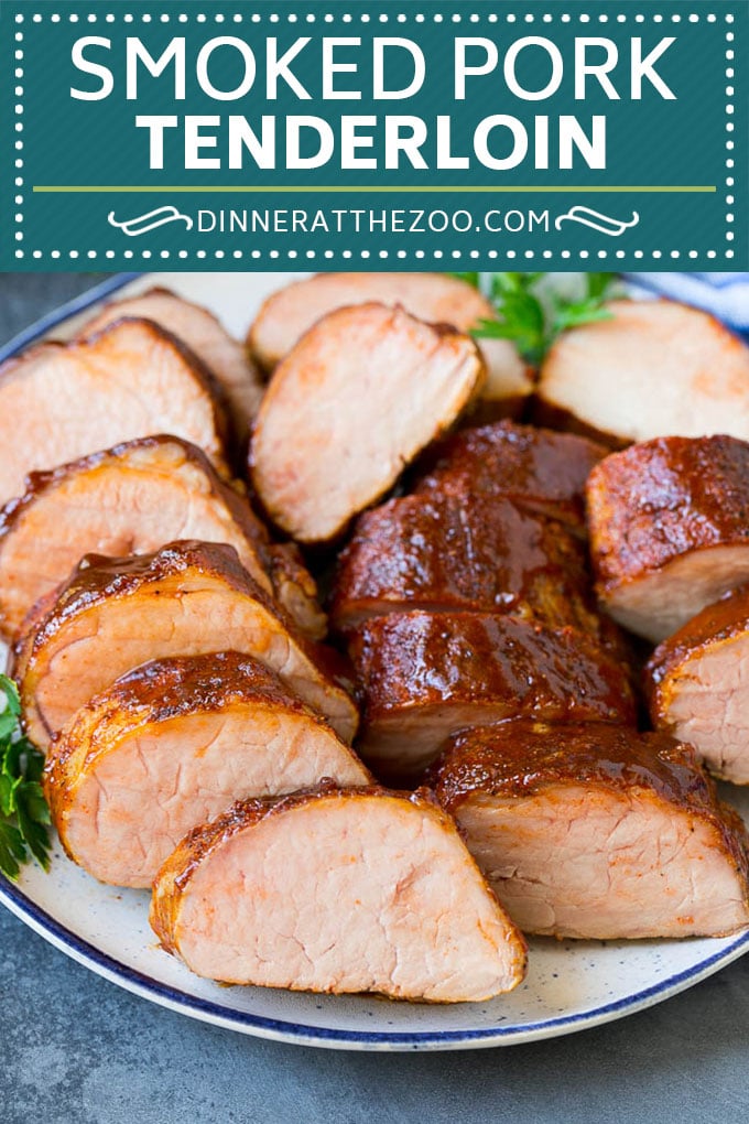 Receta de filete de cerdo ahumado |  Lomo de cerdo ahumado |  Cerdo a la barbacoa # cerdo # solomillo #fumador # cena #dinneratthezoo