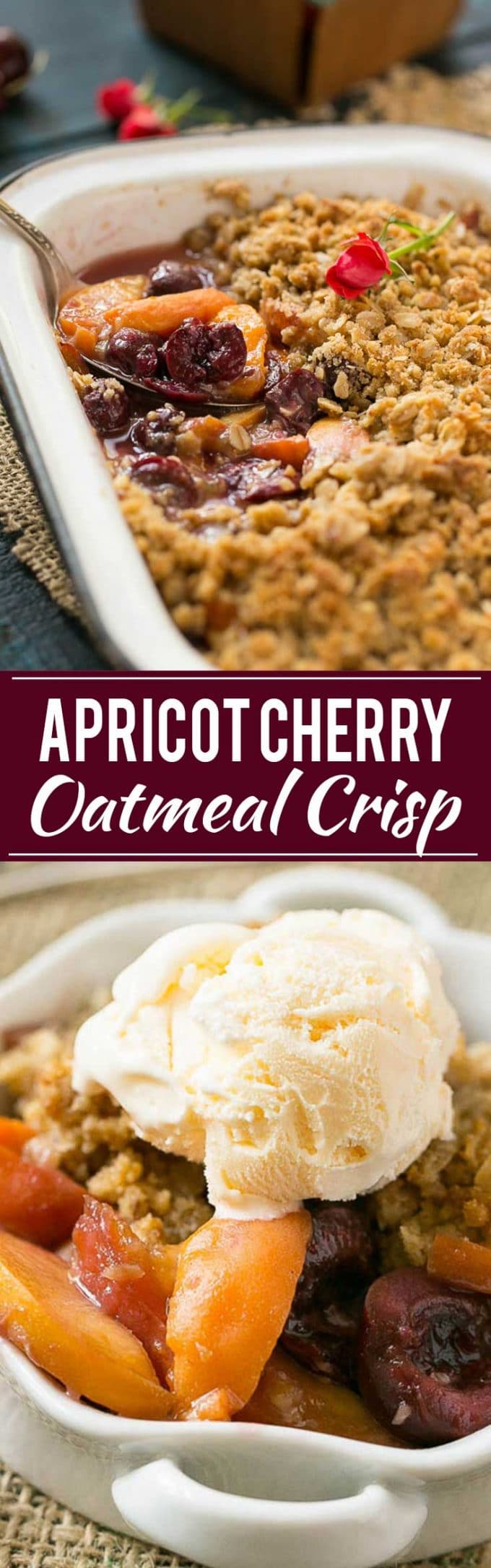 Receta crujiente de frutas de verano |  Ultimate Summer Fruit Crisp |  Mejor crujiente de frutas de verano |  Crumble de frutas de verano fácil