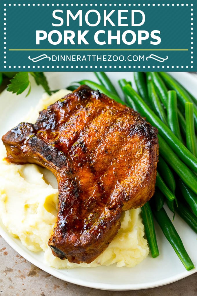 Receta de chuletas de cerdo ahumadas |  Cerdo ahumado |  Costillas de cerdo # cerdo # chuletas de cerdo # fumador # lowcarb #diner #dinneratthezoo
