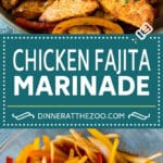 Receta de adobo de fajita de pollo |  Fajitas de pollo # pollo #fajitas # adobo # cena #dinneratthezoo