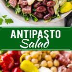 Receta de aperitivo de ensalada |  Ensalada italiana |  Ensalada de plato principal |  Receta de aperitivo